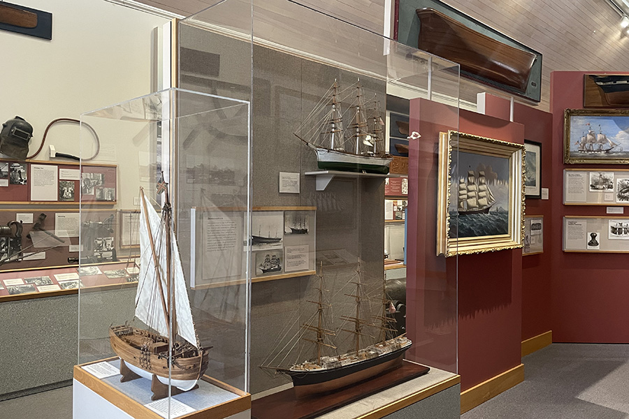 Maine Maritime Museum boat models