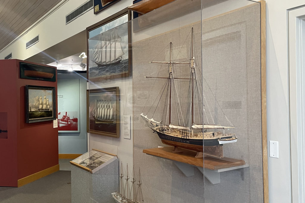 Maine Maritime Museum ship display