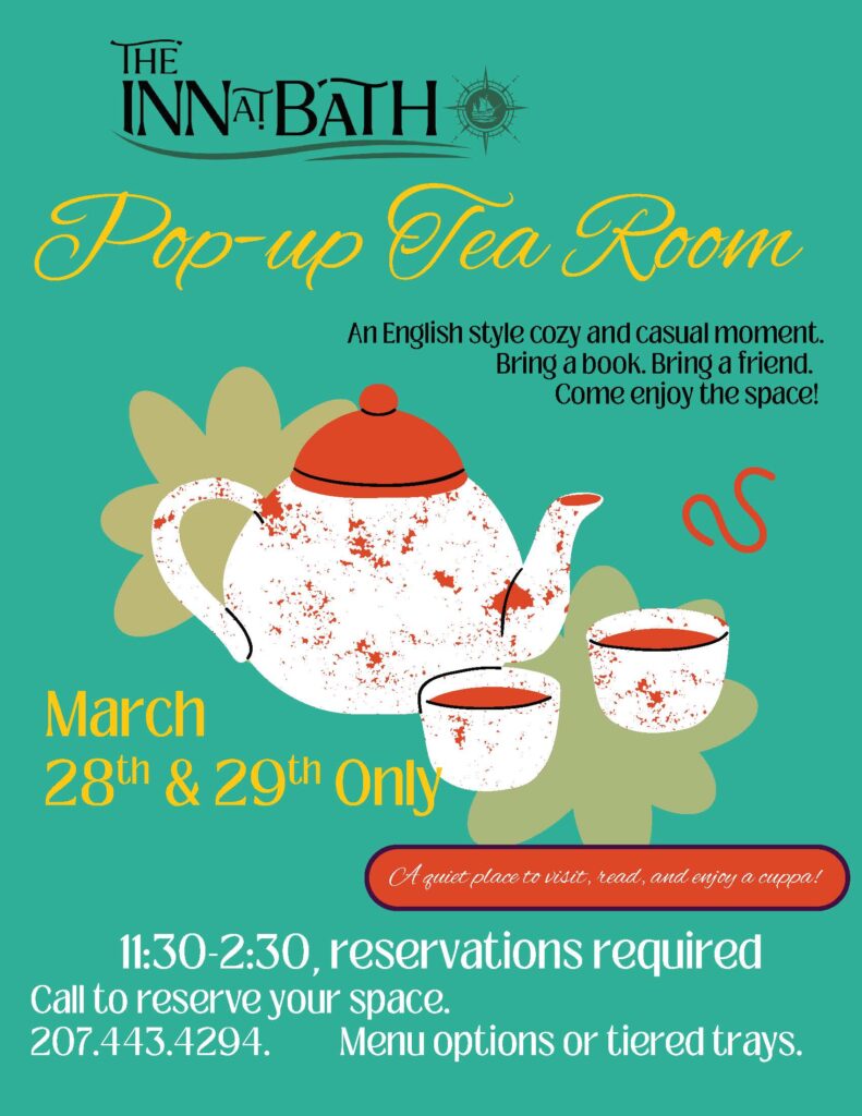 Pop-up tea at the Inn At Bath