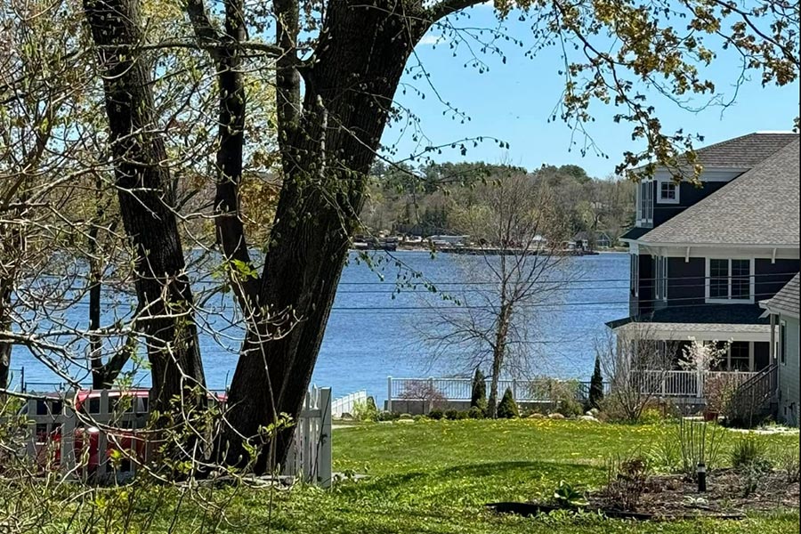 Spring in Bath Maine along the Kennebec River